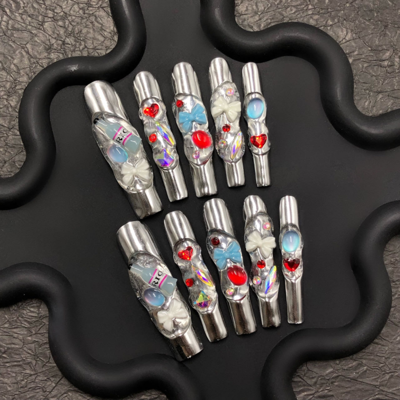 Press-on coffin nail tips CR86 – gallery 4