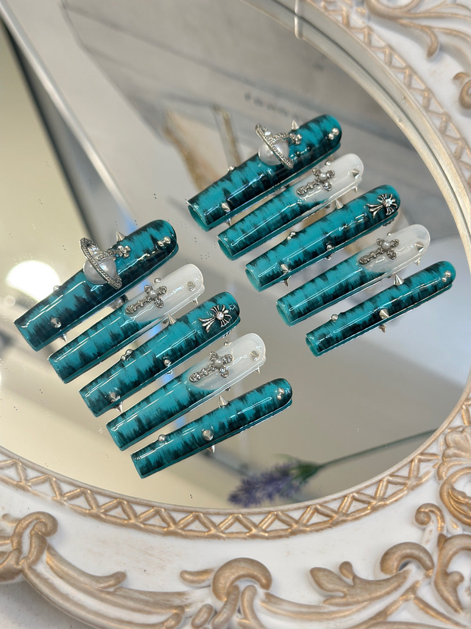 Press-on coffin nail tips CR22 – gallery 4