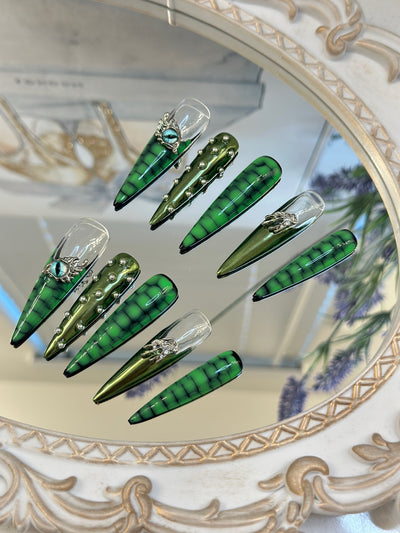 Press-on coffin nail tips CR21 – gallery 4