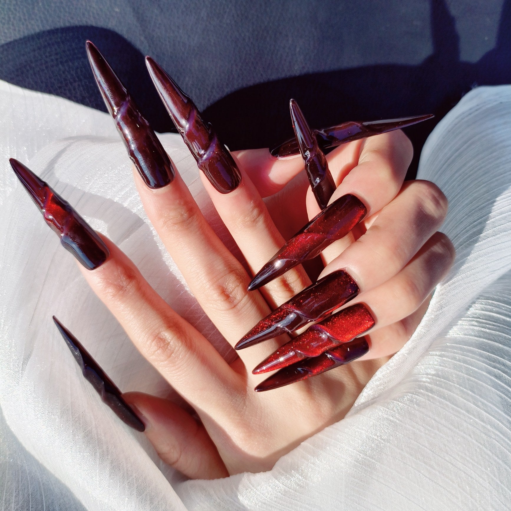 Press-on coffin nail tips OM1072 – gallery 4