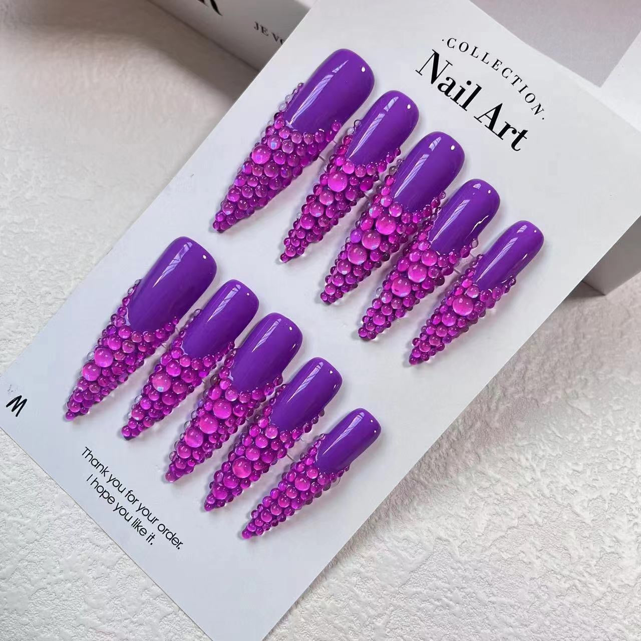 Press-on coffin nail tips MM1007 – gallery 4