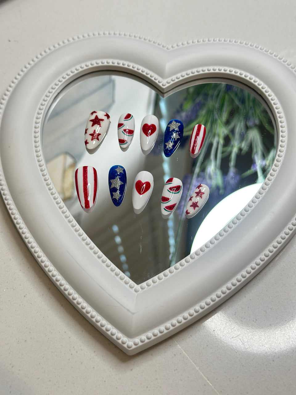 Press-on nails American Independence Day – gallery 4