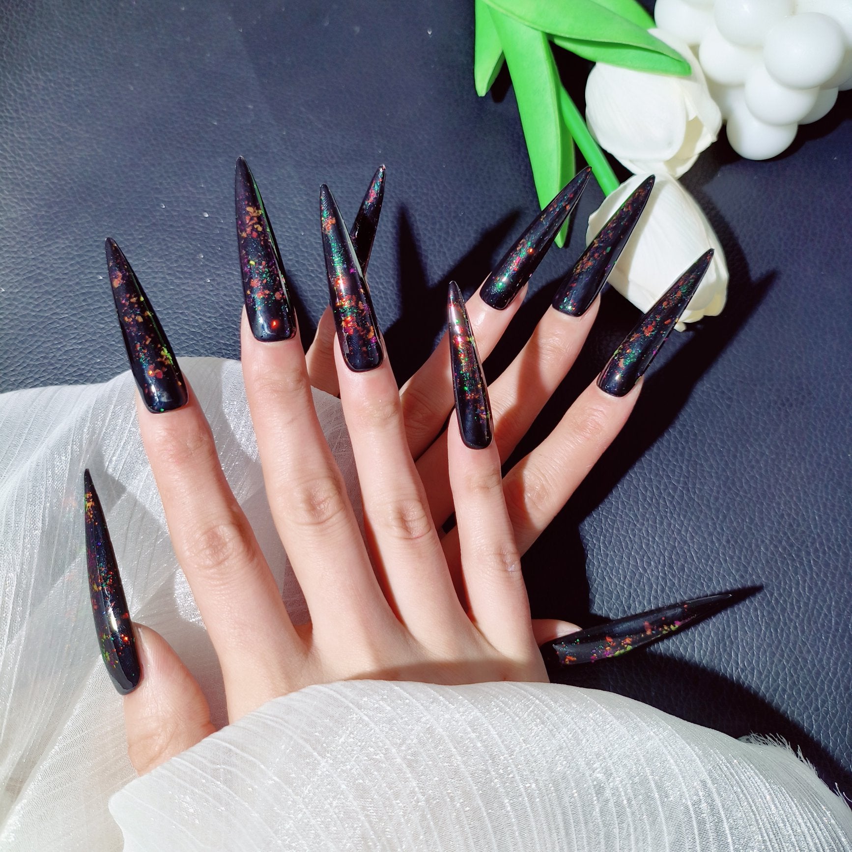 Press-on coffin nail tips OM1141 – gallery 4