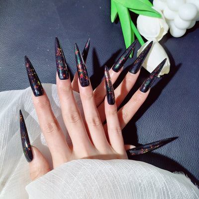 Press-on coffin nail tips OM1141 – gallery 4