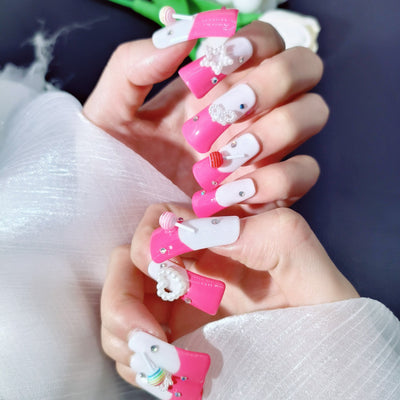 Press-on coffin nail tips OM1126 – gallery 4
