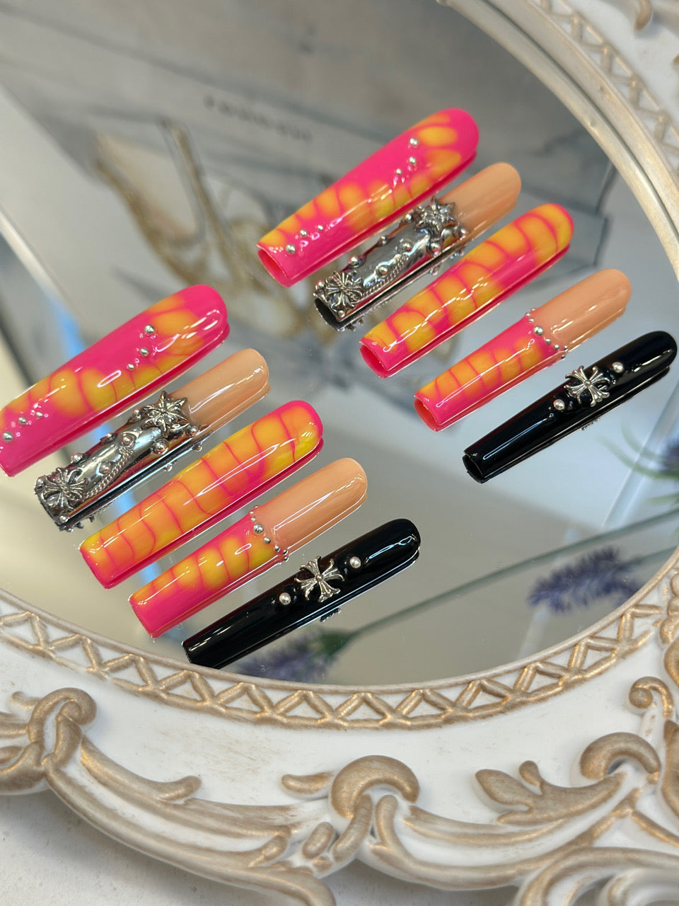 Press-on coffin nail tips CR23 – gallery 5