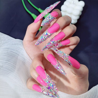 Press-on coffin nail tips OM1166 – gallery 5