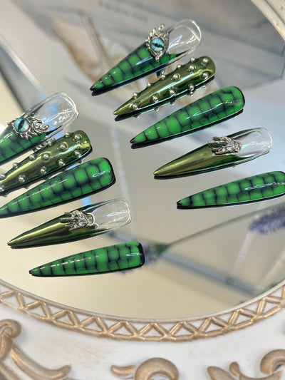 Press-on coffin nail tips CR21 – gallery 5