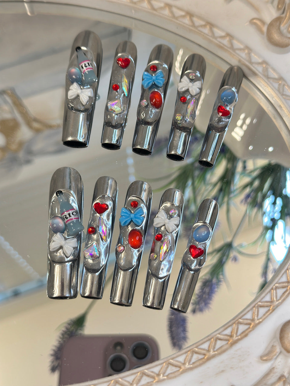 Press-on coffin nail tips CR86 – gallery 5