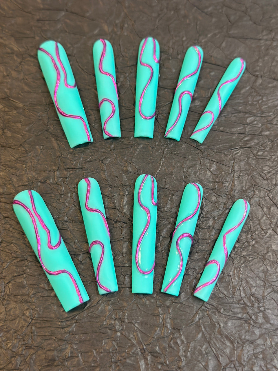 Press-on coffin nail tips CR92 – gallery 5