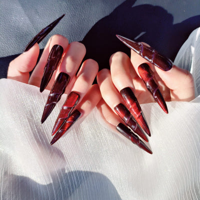 Press-on coffin nail tips OM1072 – gallery 5