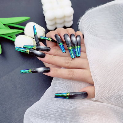 Press-on coffin nail tips OM1063 – gallery 5