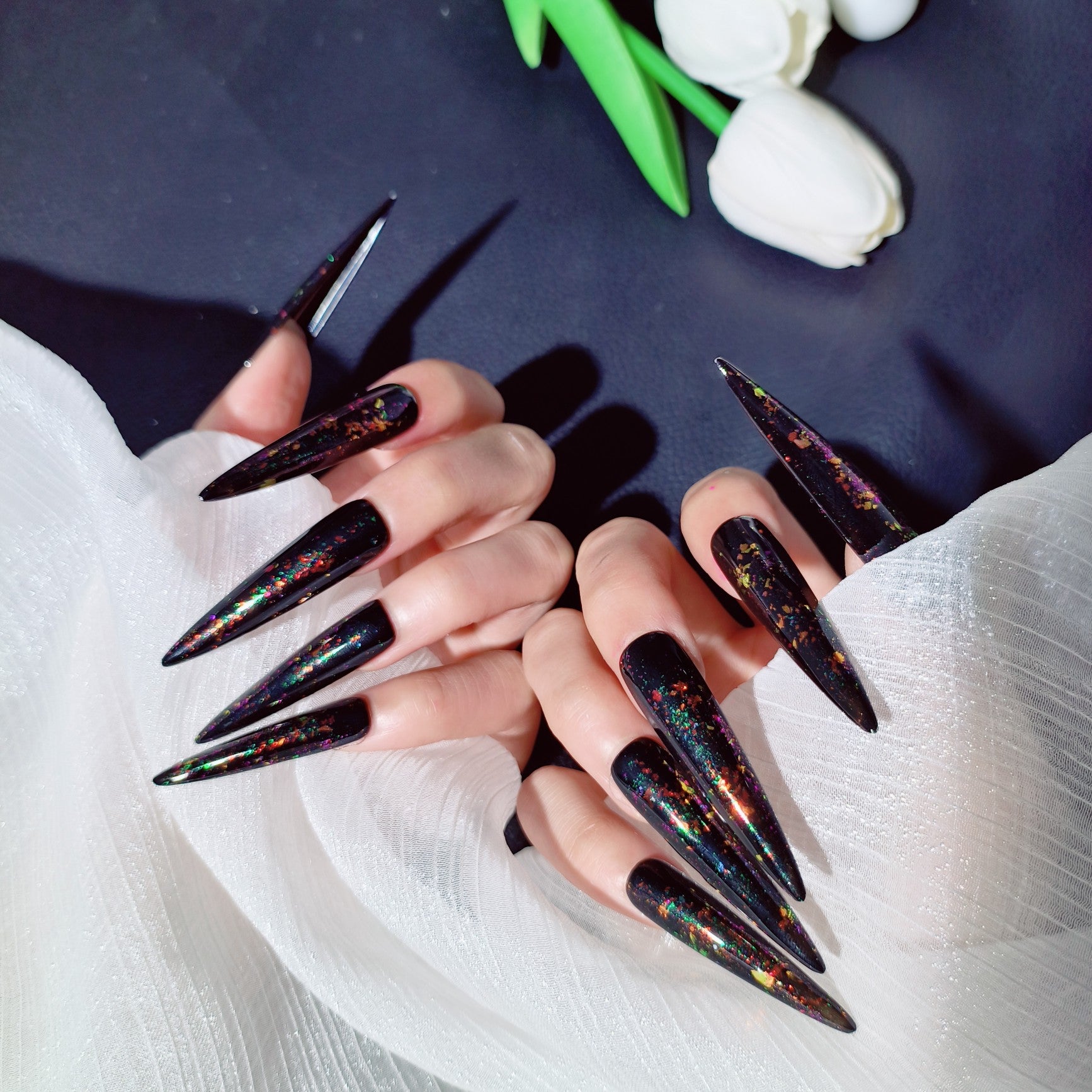 Press-on coffin nail tips OM1141 – gallery 5