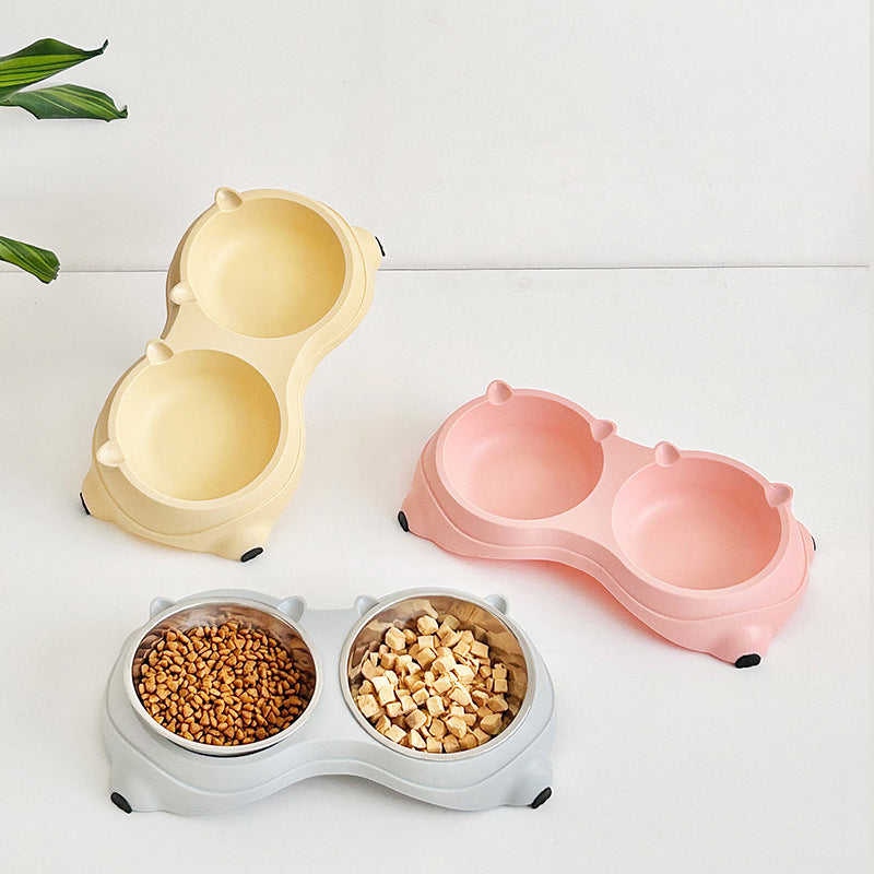 Macaron Stainless Steel Pet Bowl (4 Colors) | Anti-Slip Cat & Dog Bowl – gallery 5