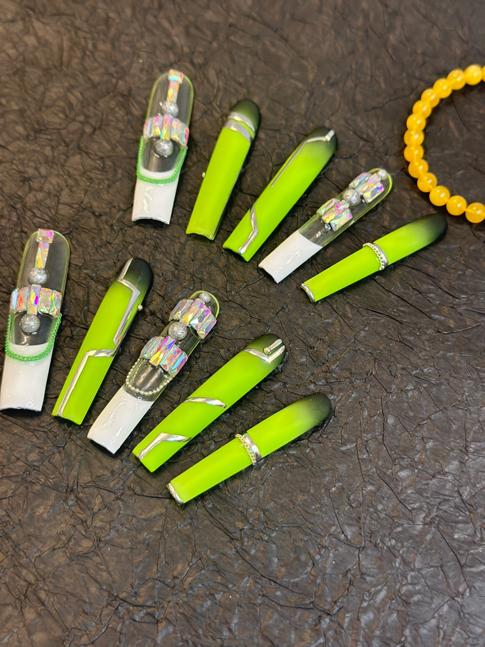 Press-on coffin nail tips CR90 – gallery 6