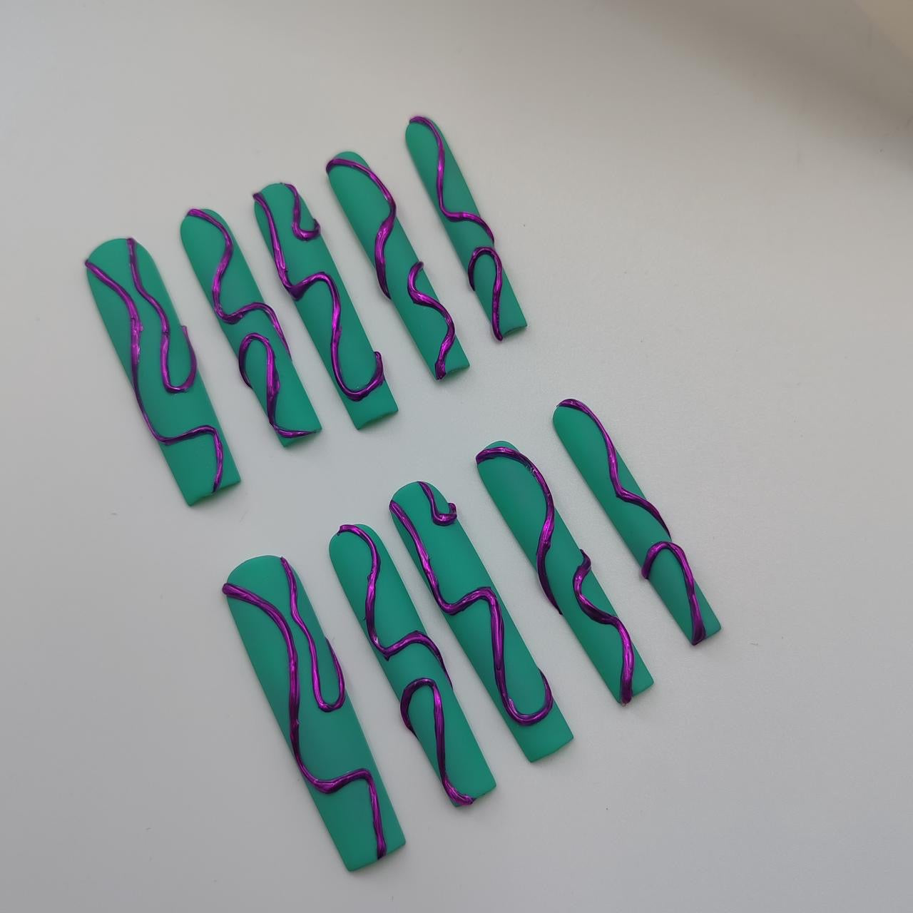 Press-on coffin nail tips CR92 – gallery 6