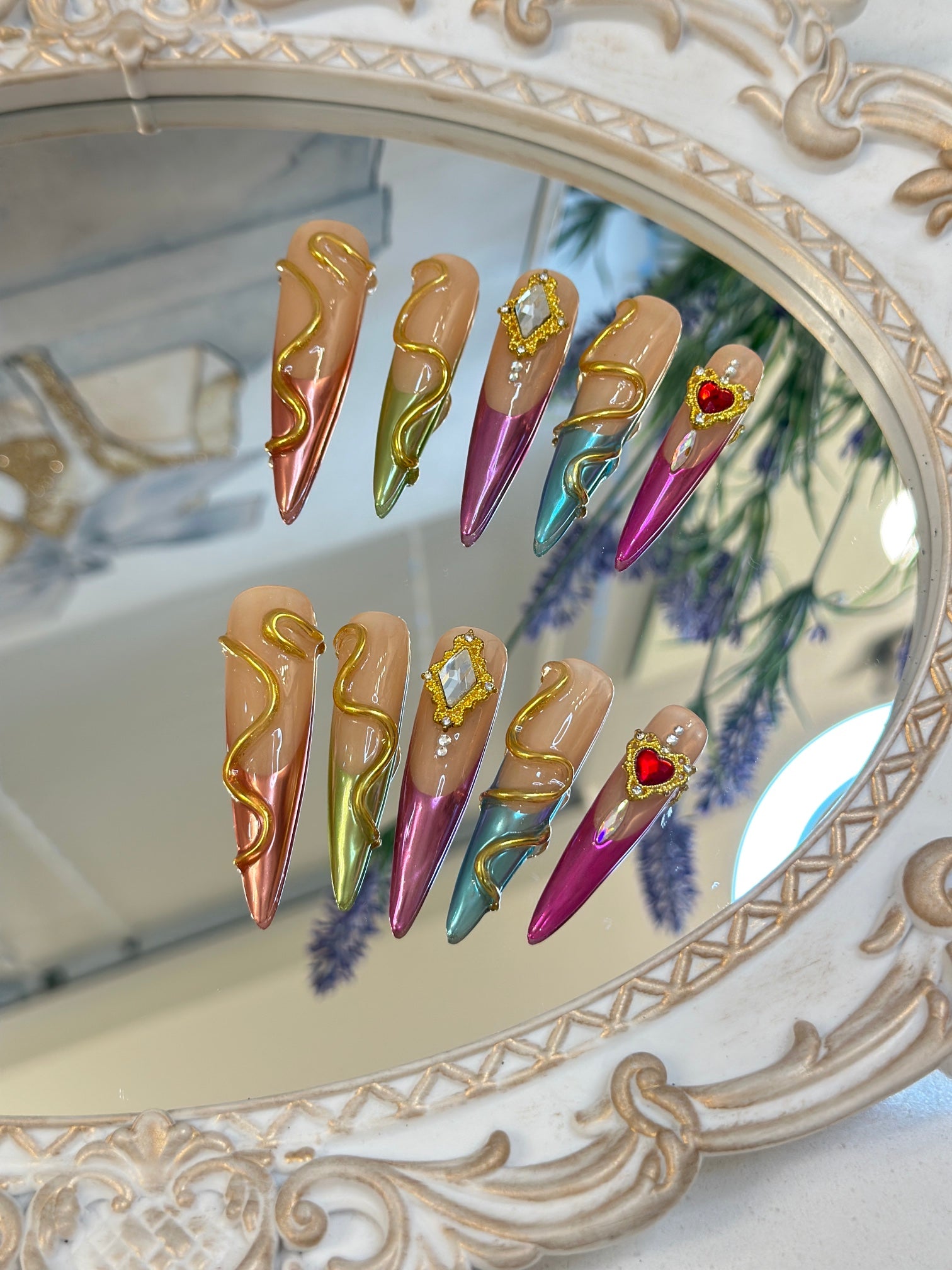 Press-on coffin nail tips CR13 – gallery 6