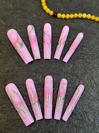 Press-on coffin nail tips CR89 – gallery 6