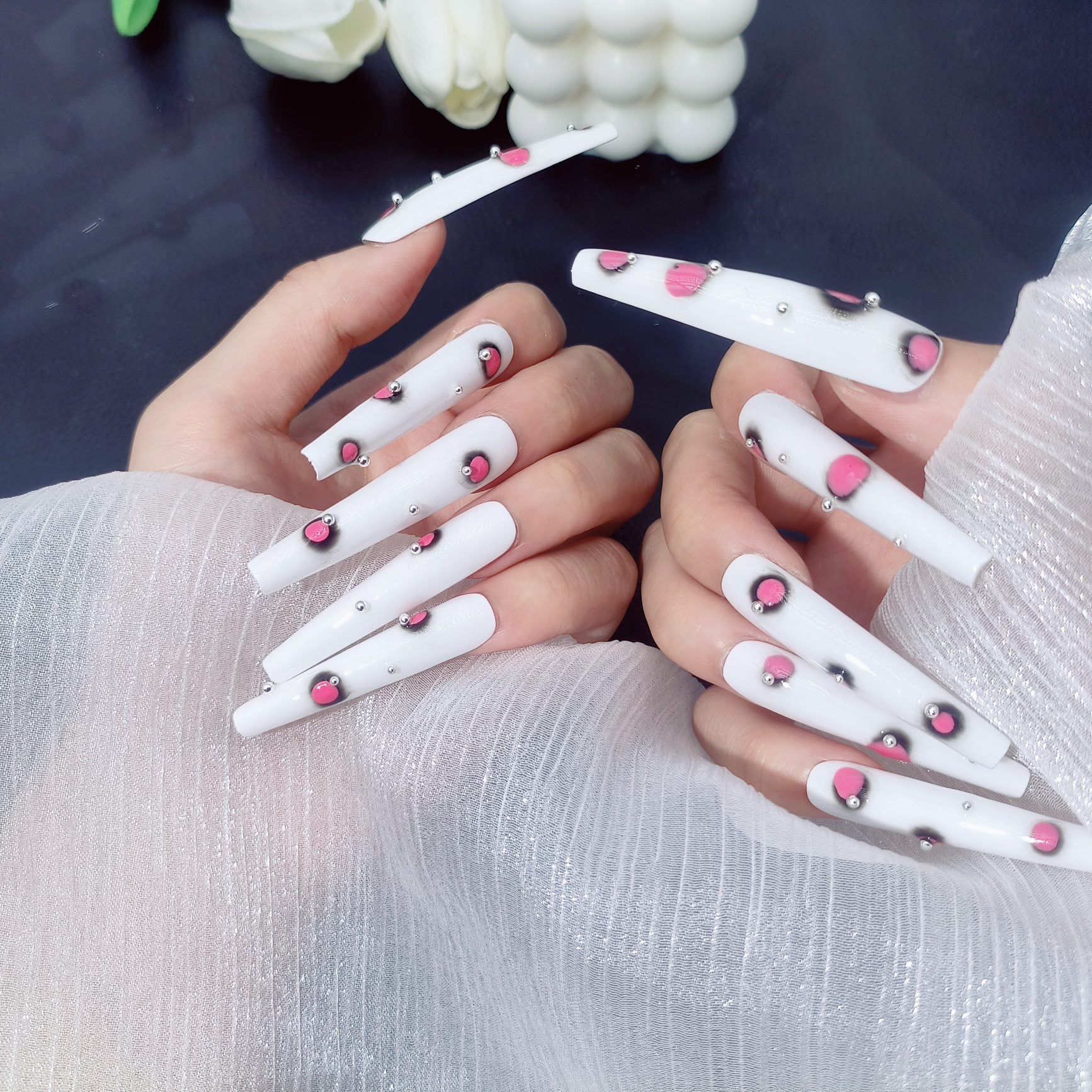 Press-on coffin nail tips OM1071 – gallery 6