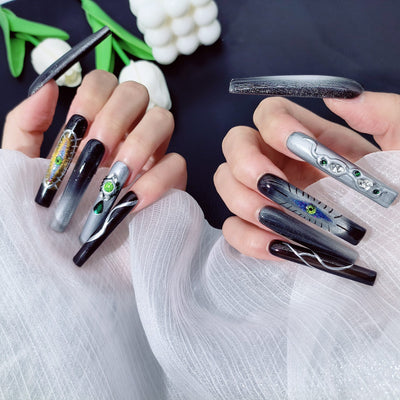 Press-on coffin nail tips OM1101 – gallery 6