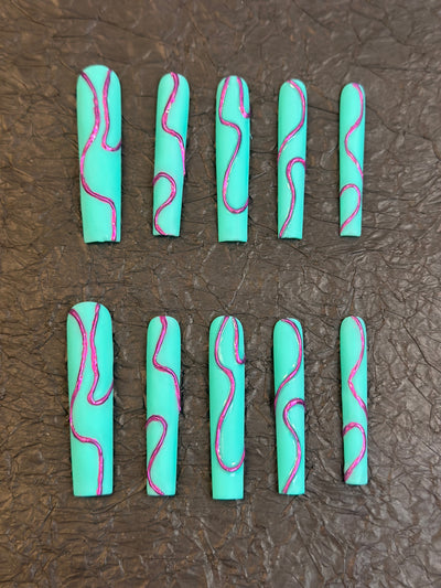 Press-on coffin nail tips CR92 – gallery 7