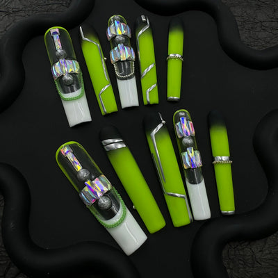 Press-on coffin nail tips CR90 – gallery 7