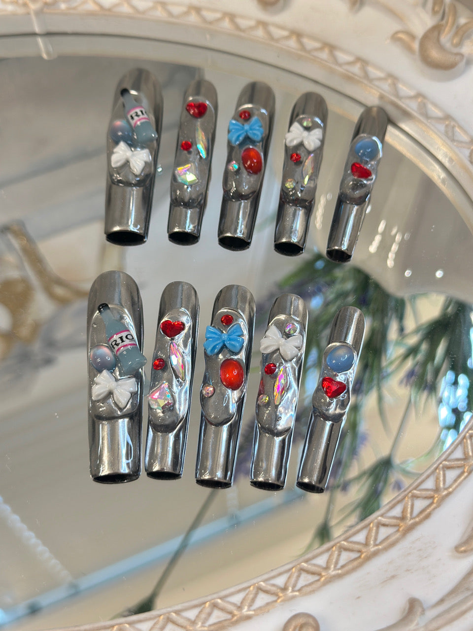 Press-on coffin nail tips CR86 – gallery 7