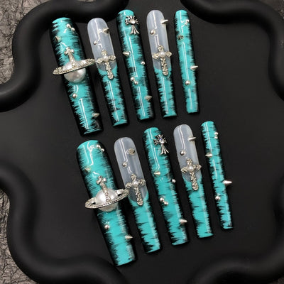 Press-on coffin nail tips CR22 – gallery 7