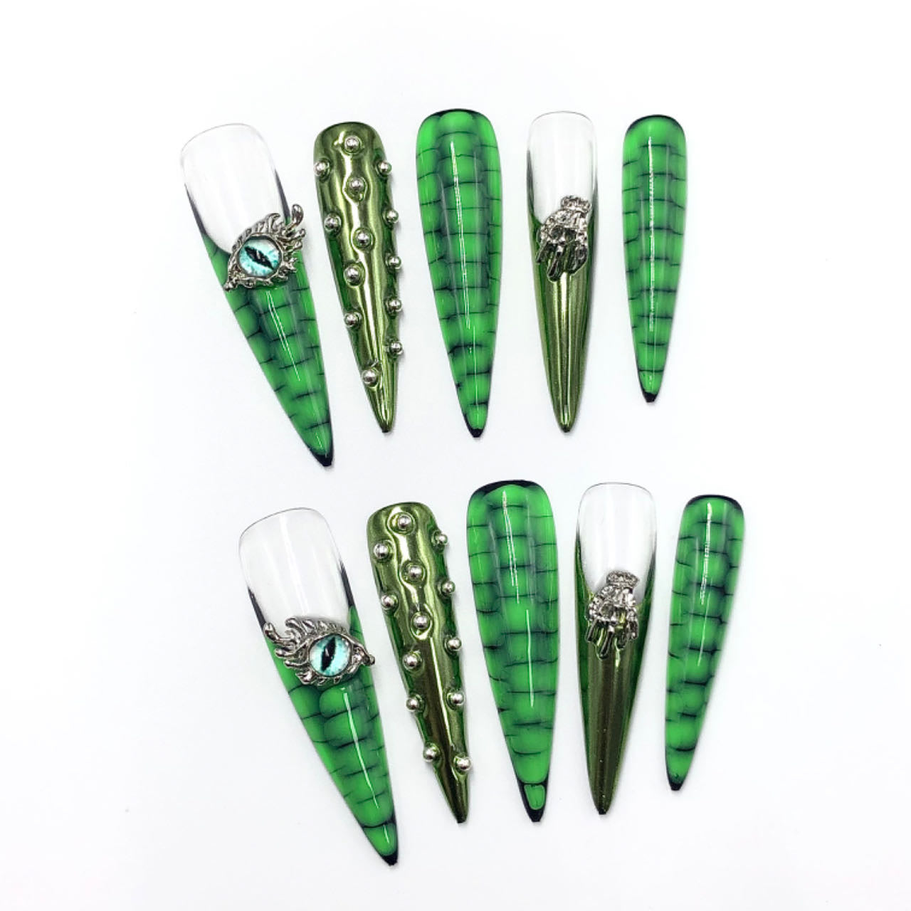 Press-on coffin nail tips CR21 – gallery 7