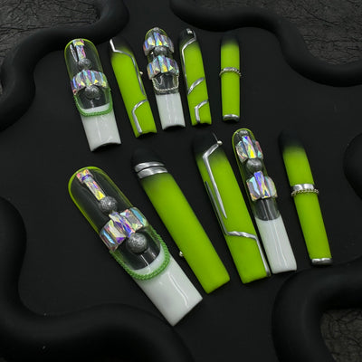 Press-on coffin nail tips CR90 – gallery 8