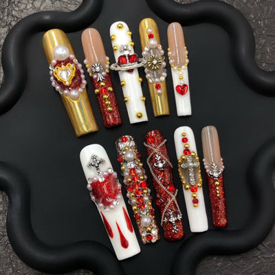 Press-on coffin nail tips CR24 – gallery 8