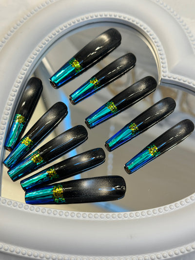 Press-on coffin nail tips OM1063 – gallery 8
