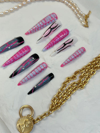 Press-on coffin nail tips OM1107 – gallery 10
