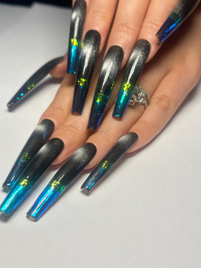 Press-on coffin nail tips OM1063 – gallery 10