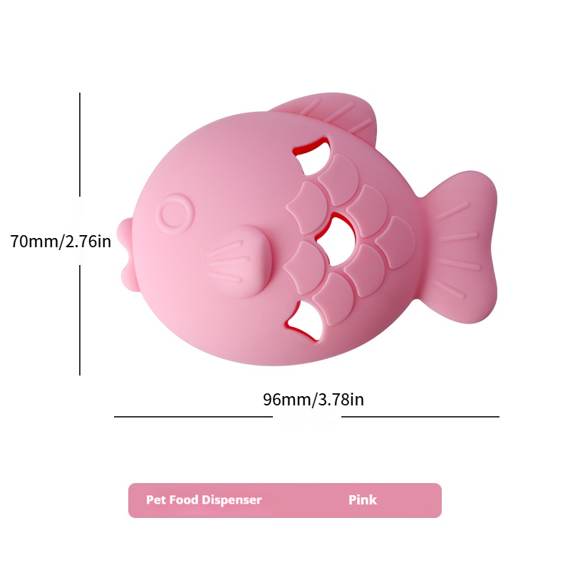 Mile High Life fish-shaped silicone slow feeder bowl for dogs and cats — view 13