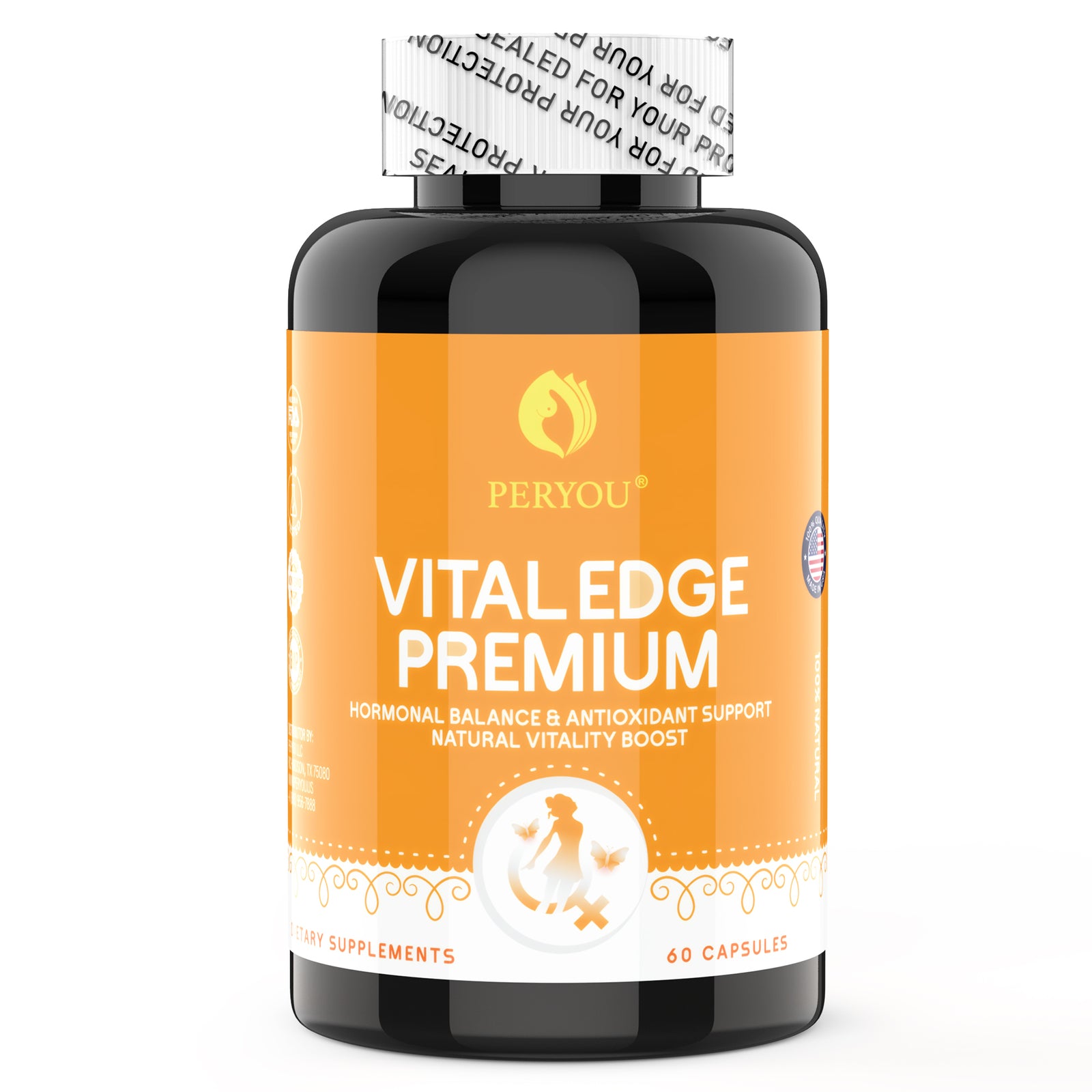 PERYOU Vital Edge Premium — Men's Vitality & Hormone Balance Supplement