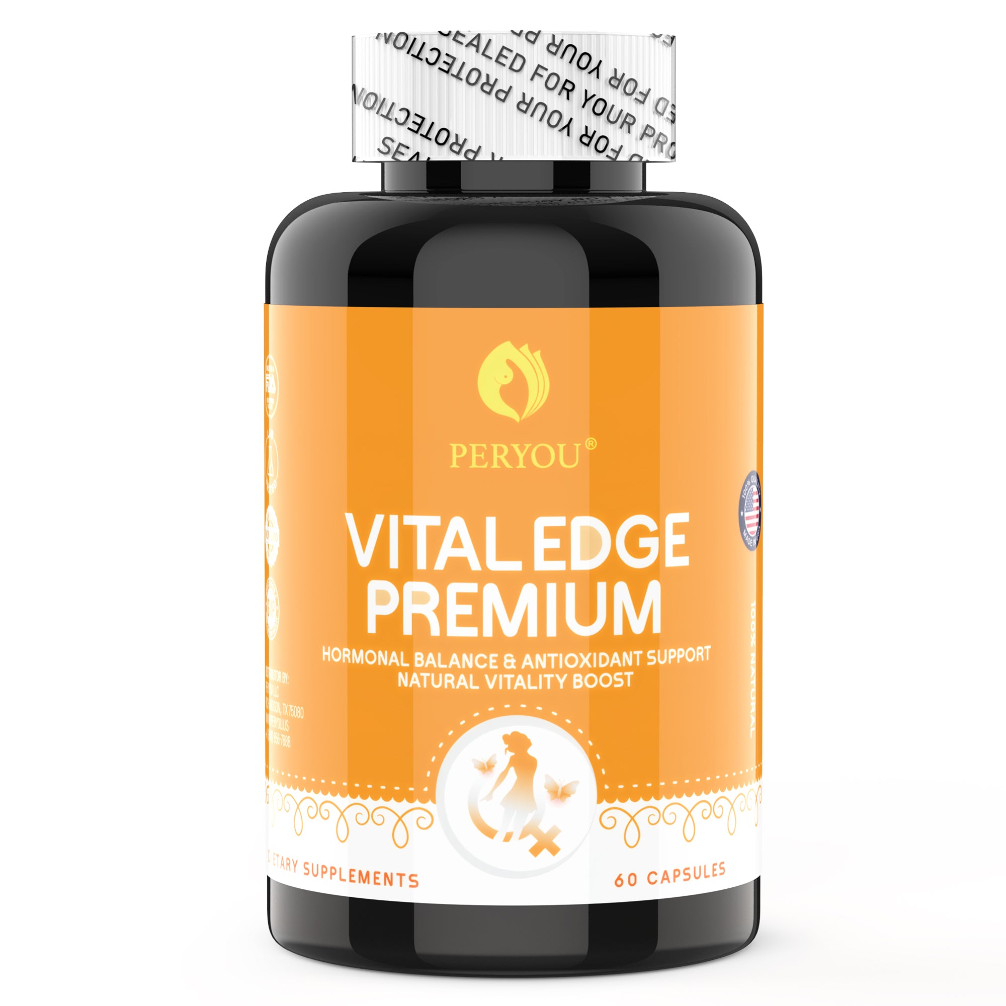PERYOU Vital Edge Premium — Men's Vitality & Hormone Balance Supplement