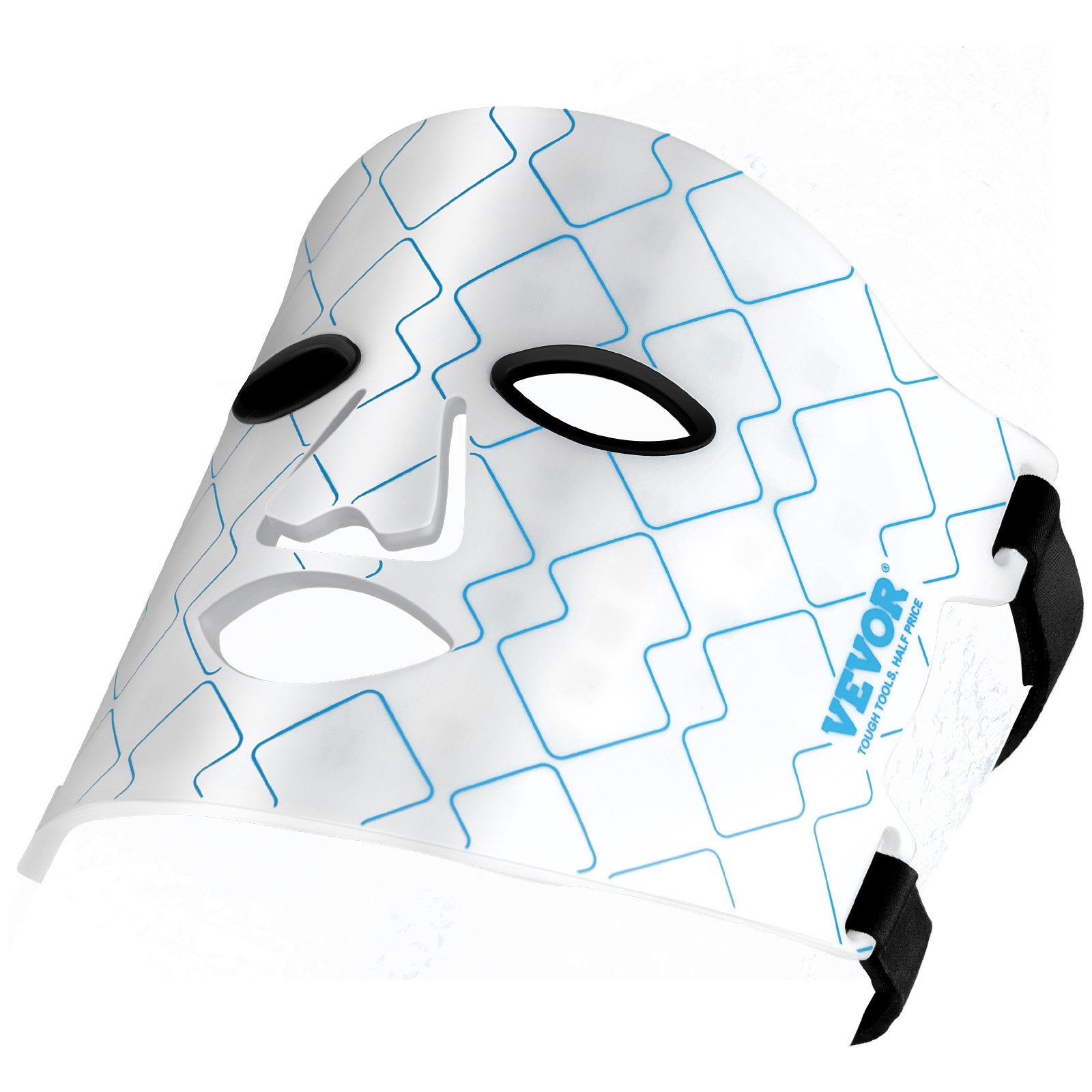 VEVOR Red Light Therapy Mask — 7-Color LED Face Mask with 850nm NIR – White