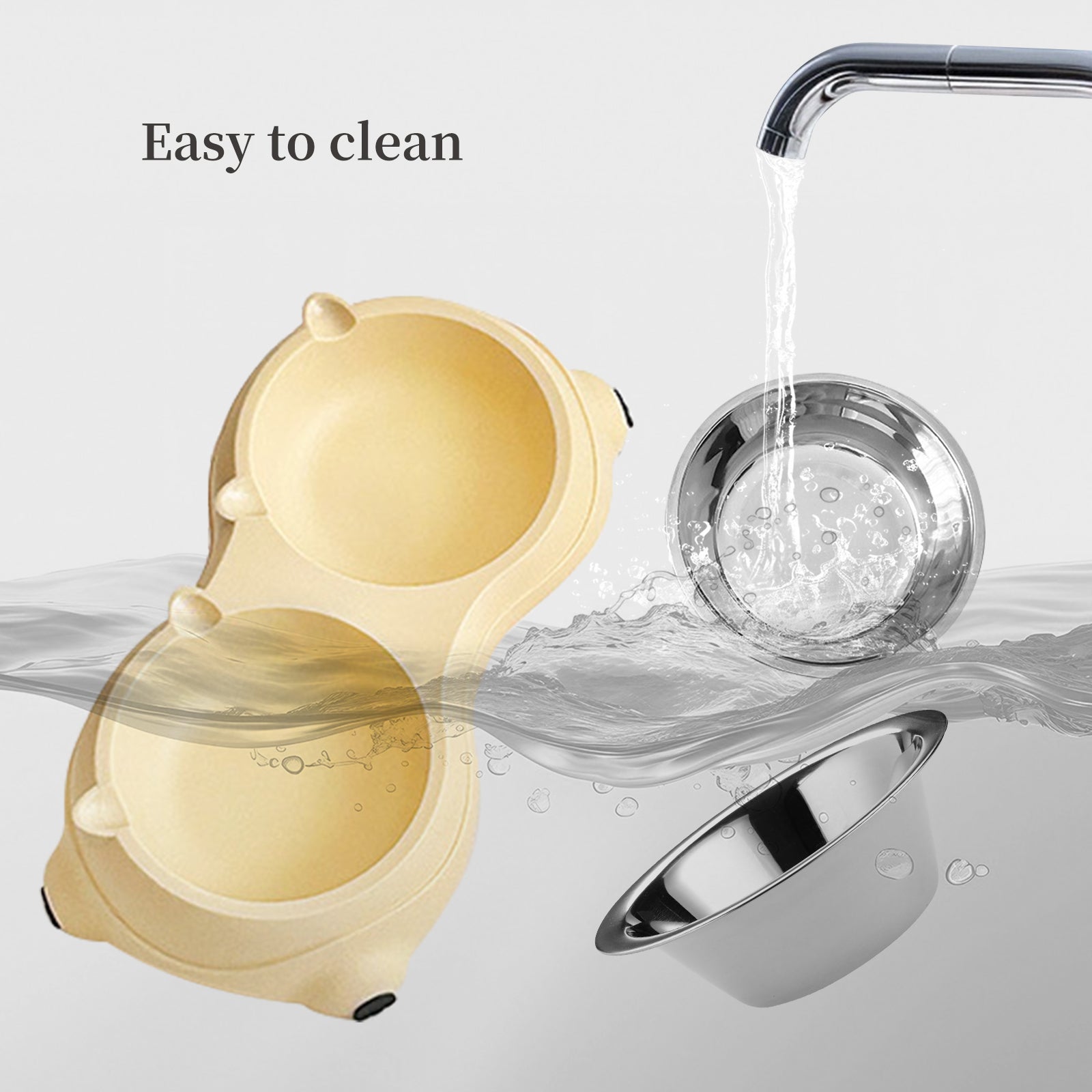 Macaron Stainless Steel Pet Bowl (4 Colors) | Anti-Slip Cat & Dog Bowl – gallery 7