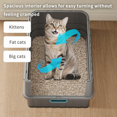 Drawer Type Cat Litter Box | Pull-Out Tray Litter Pan – gallery 8