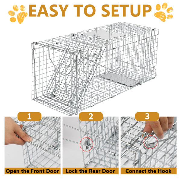 Mile High Life 32-inch silver folding iron pet fence playpen — view 2