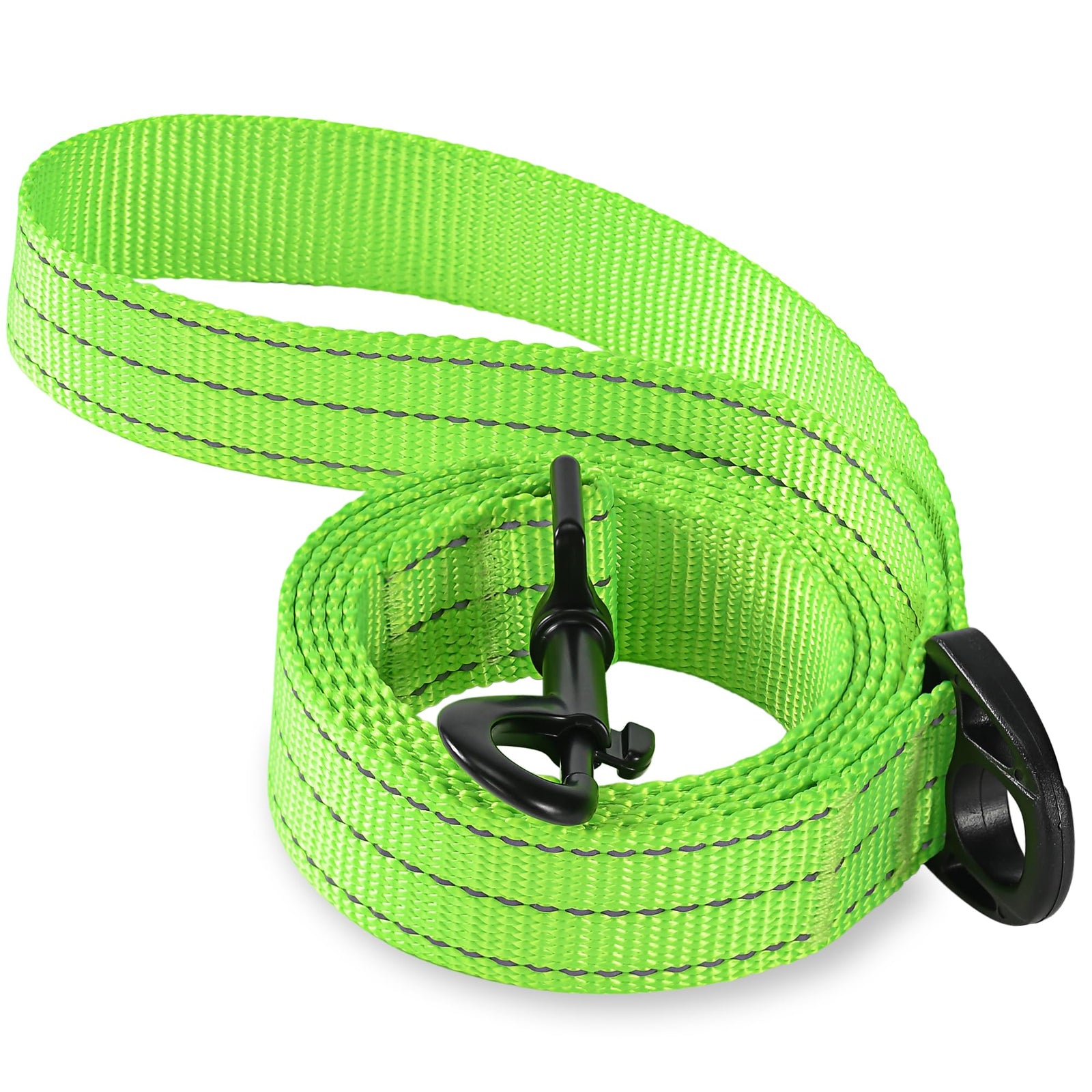 Mile High Life heavy-duty chevron weave dog leash with leather connection, main product photo