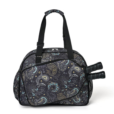 Premium Pickleball Bags | PickleBall Tote Bag for Women | Women’s Hand/Shoulder Gym Bag w Water Bottle Holder | With Racquet/Paddle Holder