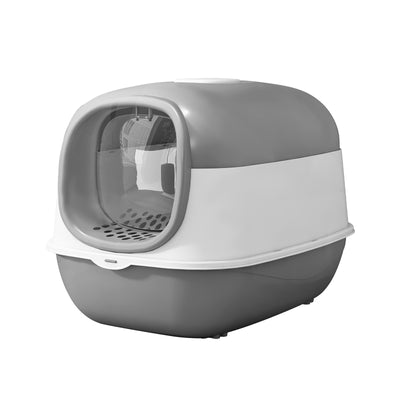 E24 Cat Litter Box | Open-Top Litter Pan in Grey or Pink – gallery 3