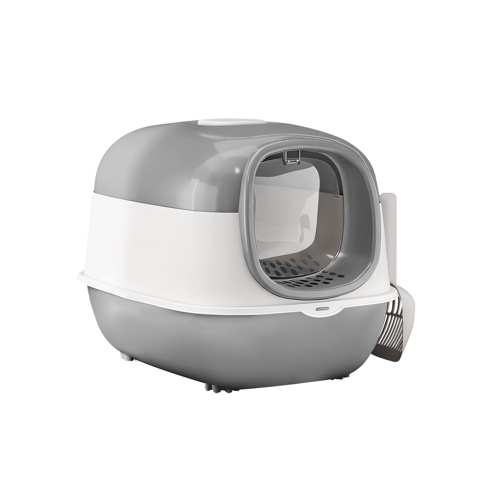 E24 Cat Litter Box | Open-Top Litter Pan in Grey or Pink – gallery 7