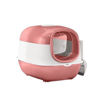 E24 Cat Litter Box | Open-Top Litter Pan in Grey or Pink – pink