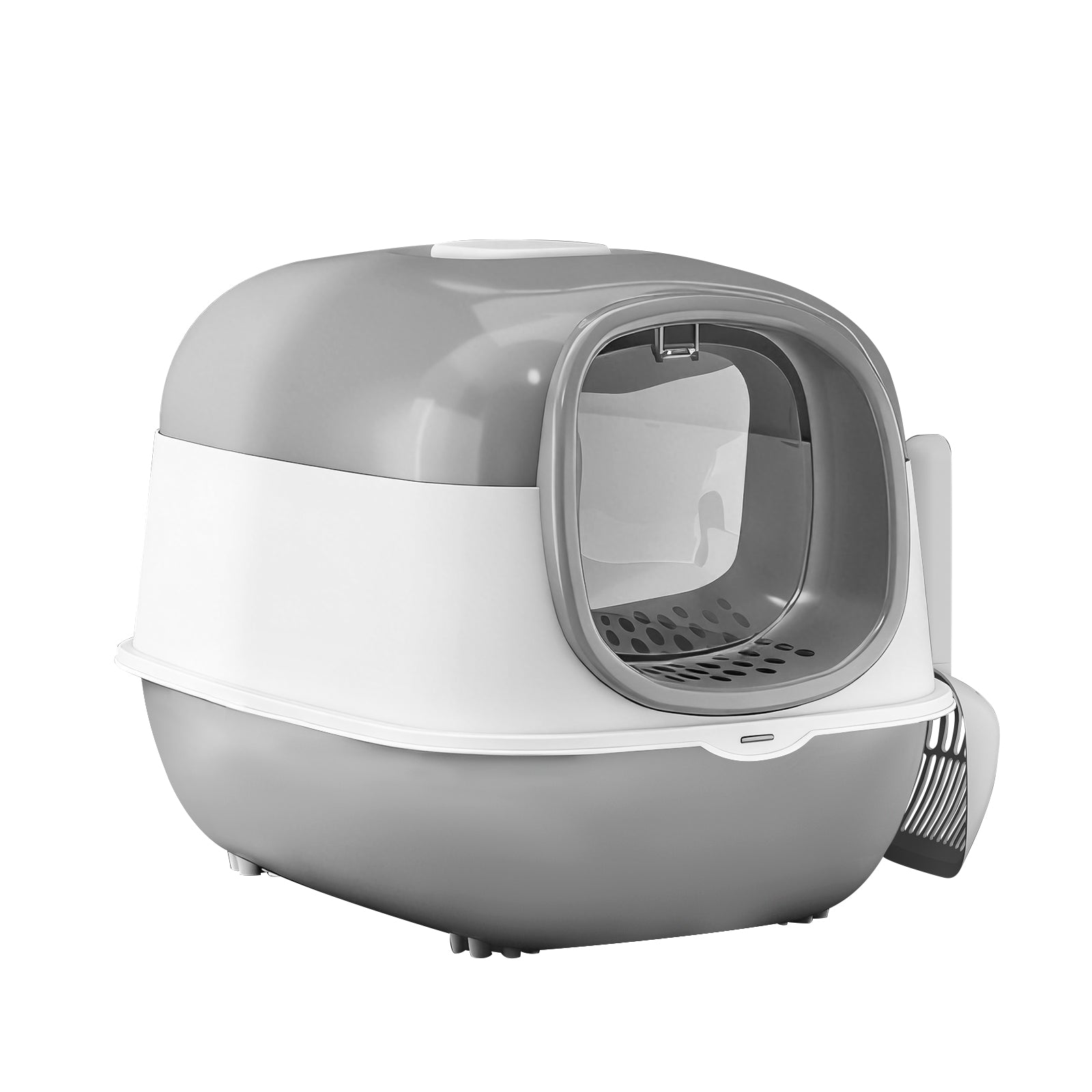 E24 Cat Litter Box | Open-Top Litter Pan in Grey or Pink – grey