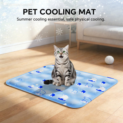 Pet Ice Cooling Mat — Blue | Self-Cooling Gel Pad for Dogs & Cats – gallery 3