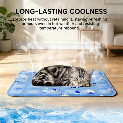 Pet Ice Cooling Mat — Blue | Self-Cooling Gel Pad for Dogs & Cats – gallery 4