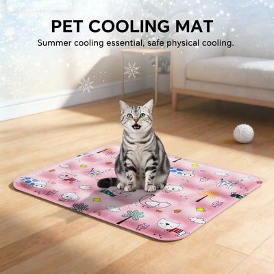 Pet Ice Cooling Mat — Pink | Self-Cooling Gel Pad for Dogs & Cats – gallery 4